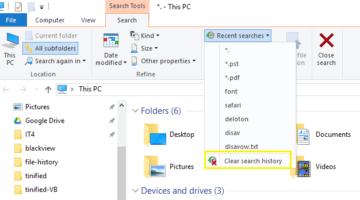 clear-search-history