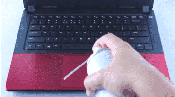 how to clean laptop