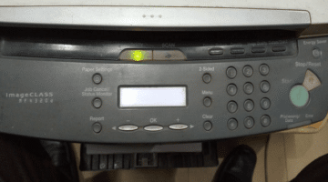 canonMF4320 panel display