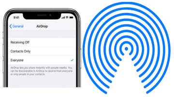 share passwords with Airdrop