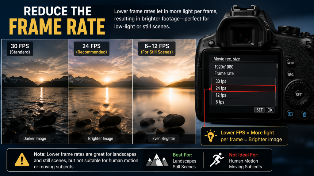 frame rate settings