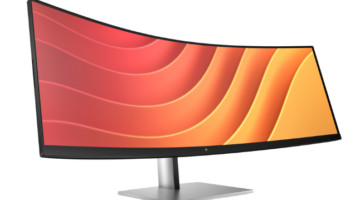 HP curved monitor