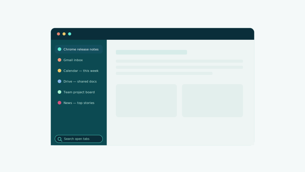 image showing vertical tabs