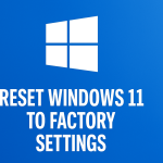 windows factory settings
